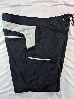 Magellan Outdoors Pro Fish Hybrid Angler Board Shorts Black Men L. Coastal Gorp